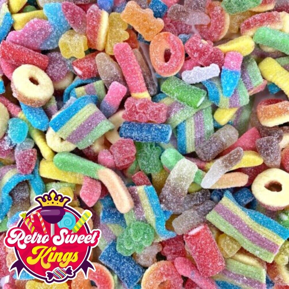 All Fizzy Sour Pick N Mix Sweets Mystery Mix Retro Party Birthday Valentines Day