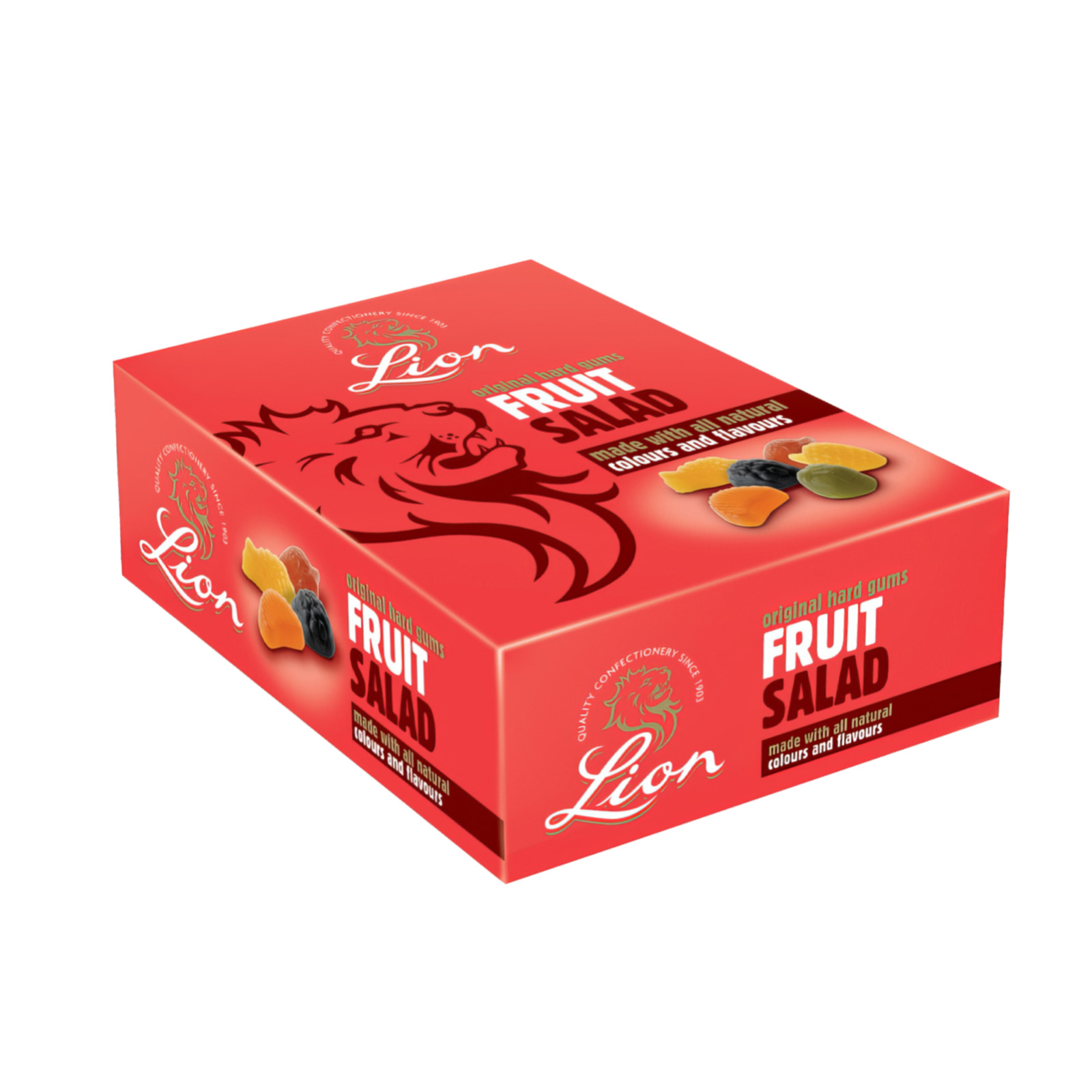 Lion Fruit Salad Full 2kg Original Traditional Retro Sweets Wholesale Gift Box