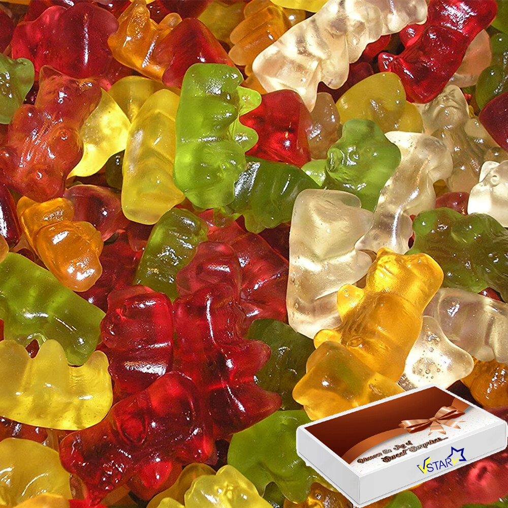 Frisia Sugar Free Teddy Bears Pick n Mix RETRO SWEETS Bulk Buy Gift Box 250g-5kg